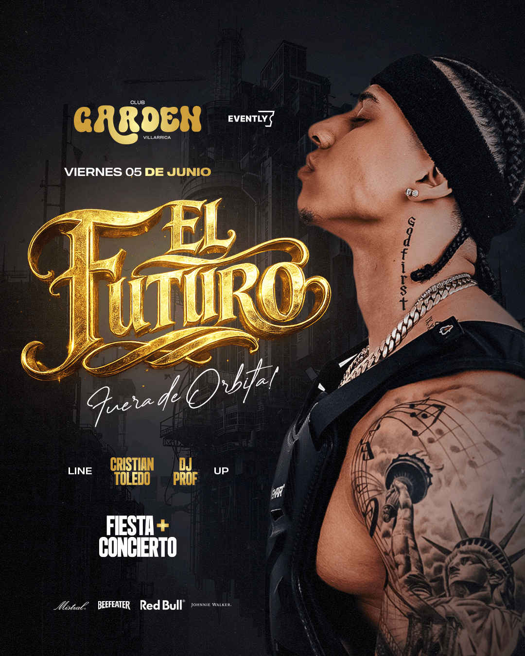 EL FUTURO FUERA DE ORBITA - FIESTA + CONCIERTO image}