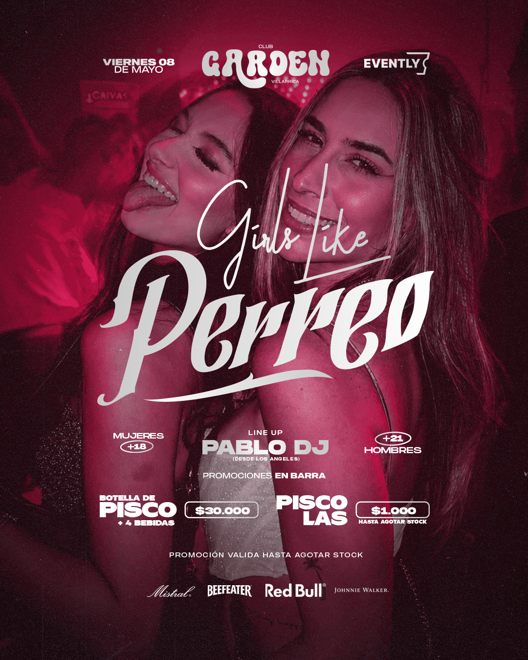 GIRLS LIKE PERREO - CLUB GARDEN image}